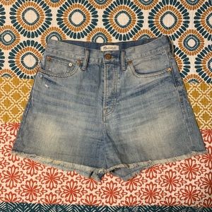 Madewell jean shorts